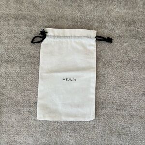 White Mejuri Dust Bag